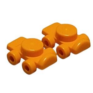 LEGO Roller Skates Orange Pair Lot 2 Pc 11253 Friends‎ Minidoll Footgear Parts